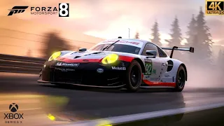 Porsche 911 GT3 RS Race in Dense Fog | Forza Motorsport |