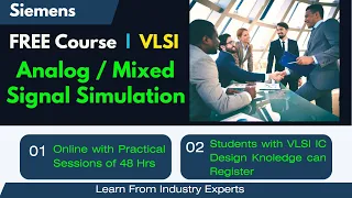FREE Siemens Course on VLSI for Students FREE of Cost! #vlsitraining #ams #vlsi #jobs