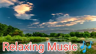 Relaxing Music Video - 1 Hour Forest River Water Sounds - Relaxing Mountain Stream Waterfall Sound