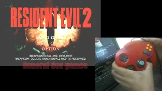 ( vida ,munição ) infinita , modo secreto  no Resident Evil 2 Nintendo 64