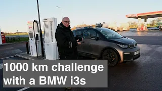 1000 km challenge with a BMW i3s (120 Ah)