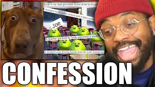 YOUR SCHOOL CONFESSIONS ARE OUT OF POCKET | Degenerocity Reaction