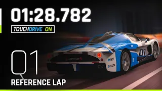 Asphalt 9 - MASERATI MC12 Grand Prix Qualifier Q1 & Q2 - 01.28.782 - 1⭐ Touchdrive Reference Lap