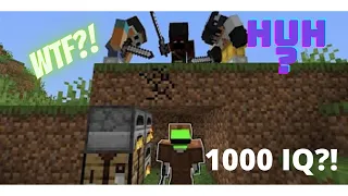 REACTION TO DREAM- MINECRAFT SURVIVALIST VS 3 HITMEN!!!