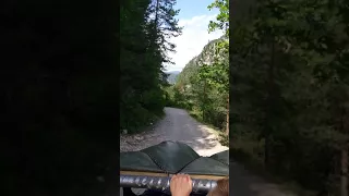Опасная дорога по пути с Гегского водопада. Абхазия 2017 часть 2