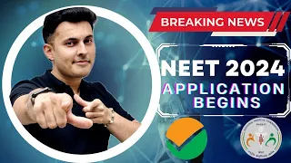 🚨 NEET 2024 Registrations start 🔥NMC NTA release NEET application ⚠️Shreyas Sir #neet2024