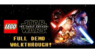 LEGO STAR WARS: The Force Awakens Demo - Full Walkthrough (PS4 Gameplay)