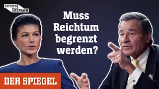Sahra Wagenknecht, Wolfgang Grupp und Ralf Stegner im SPIEGEL-Talk: Muss Reichtum begrenzt werden?