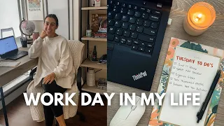 WFH Day in my Life 2022 - working a 9-5, morning routine & more!