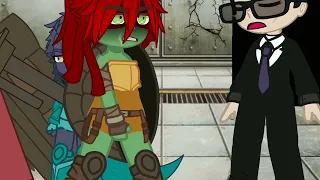 I could take care of myself, Raphael, Thank you. [TMNT 2012] /Raph x Mona/ {Gachaclub}