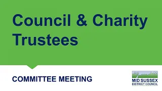 Council & Charity Trustees - 12 October 2022