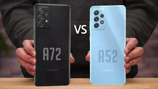 SAMSUNG GALAXY A72 Vs GALAXY A52