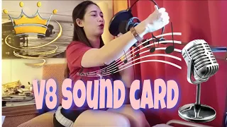 V8 SOUND CARD | SINGING LIVE SOUND CARD