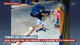 TIROS DE VINGANÇA: DOIS PRESOS E ATIRADOR FORAGIDO | BRASIL URGENTE