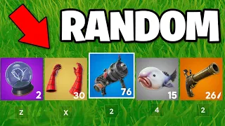 Fortnite, But My Inventory Is RANDOM..