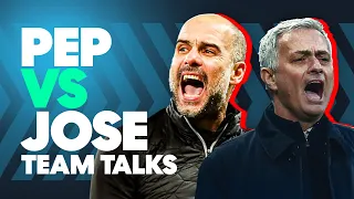 Pep v Jose's Team Talk Styles! | Who Comes Out on Top? | All or Nothing
