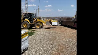 Cat 432F2 Backhoe Loader/Kaldırım Taşı İndirme/Forklift Çatalları