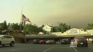 Flags Flown At Half-Mast To Honor Memory Of Fallen Calfire Firefighter
