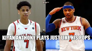 CARMELO ANTHONY'S SON KIYAN LOOKS AND PLAYS JUST LIKE HIM!