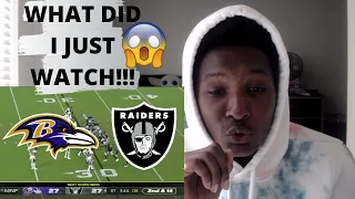 Baltimore Ravens vs Las Vegas Raiders Week 1 Highlights Reaction!! RAIDERS WIN CRAZY OVERTIME GAME!!