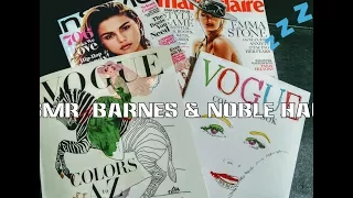 ASMR Barnes & Noble 👓📕📚📒📗👓 Haul whispering, gum chewing & more