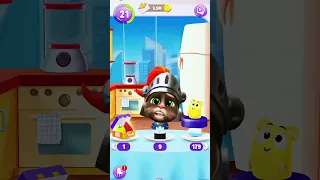 talking tom cute  funny eat  ep10 🍎🍐🍌🍓🍑🥥🌶🥑😸😺😹🍉