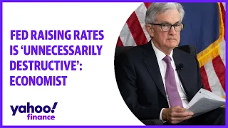 Fed raising rates is an 'unnecessarily destructive' path: Economist