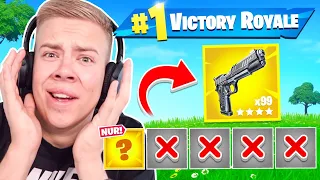 GEWINNEN.. mit der ERSTEN Waffe die du FINDEST in Fortnite!