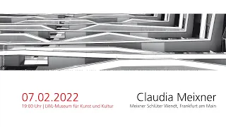 Werkvortrag Claudia Meixner, Meixner Schlüter Wendt, Frankfurt am Main