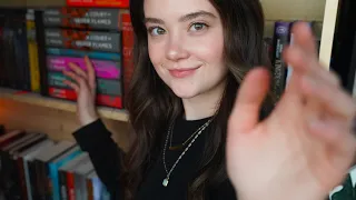 ASMR Book Shelf Tour 📚