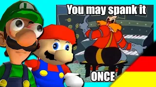 Mario Reacts To Nintendo Memes 7 ft. Luigi [SMG4 In German]