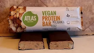 #Taste-Test- Atlas Smart Snack vegan Protein Bar ✴️ Macadamia Fudge✴️