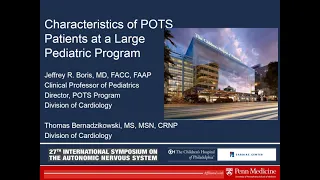 Pediatric POTS, Improving Research & Clinical Care