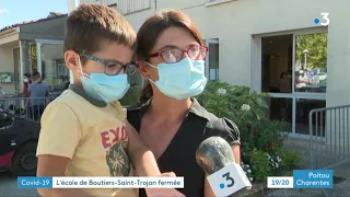 L’école de Boutiers-Saint-Trojan en Charente fermée pour cause de coronavirus