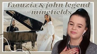 Faouzia & John Legend - 'Minefields' Official Music Video Reaction | Carmen Reacts