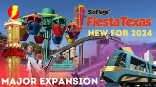 Six Flags Fiesta Texas New For 2024 DC Universe Expansion |Full Breakdown|