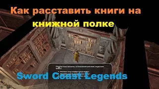 Как расставить книги на книжной полке в библиотеке дома собраний Золотого ока Sword Coast Legends