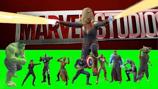 [GreenScreen 3D] Captain Marvel of Marvel Heroes | Costume of Avengers: Endgame