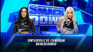 Liv Morgan vs. Sonya Deville — No Disqualification Match: SmackDown, Nov. 4, 2022 WWE 2K23 4K