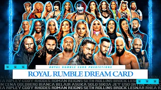 WWE Royal Rumble 2025 Dream Card Prediction  🤼‍♂️🔮