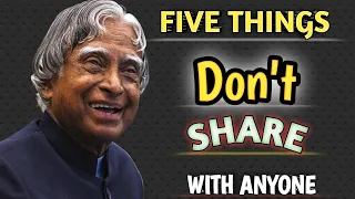 ||DON'T SHARE THESE 5 THINGS TO ANYONE||DONT SHARE YOUR SECRETS|| Don't share these|| QuotesWorld8