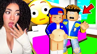 Telling My Boyfriend I’M PREGNANT…He Was SHOCKED! (Roblox Brookhaven RP)