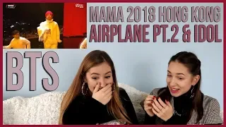 BTS - AIRPLANE PT.2 & IDOL PERFORMANCE REACTION [2018 MAMA IN HONG KONG]