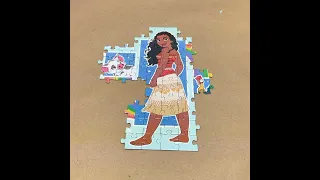 Disney Moana Puzzle  #stopmotion #disney #moana #puzzles