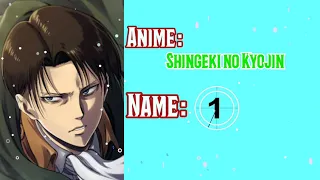 ANIME CHARACTER QUIZ - 50 Characters [Very Easy - Very Hard]