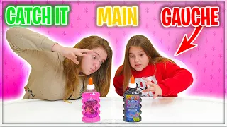 Catch It Slime Challenge | Attrape Le Avec Une Main Gauche !