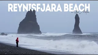 Scary Icelandic Shorebreak at Reynisfjara Beach in Slow Motion