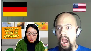 American Reacts TO 20 German rules you shouldn't break