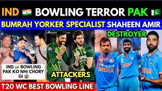 India Bowling Line Vs Pak 🇵🇰| Bumrah Death Over Specialist No Starc Shaheen | Amir Come Back Pak