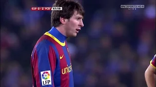 Lionel Messi vs Espanyol (Away) 10-11 HD 720p By IramMessiTV